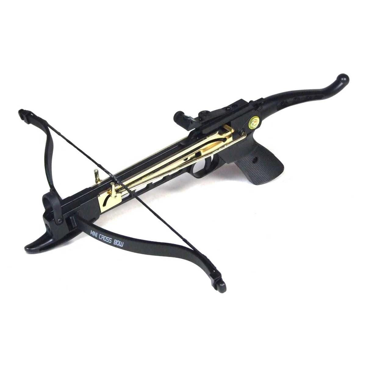 Pistoolkruisboog 80 LBS Zwart met metalen frame-4000-a
